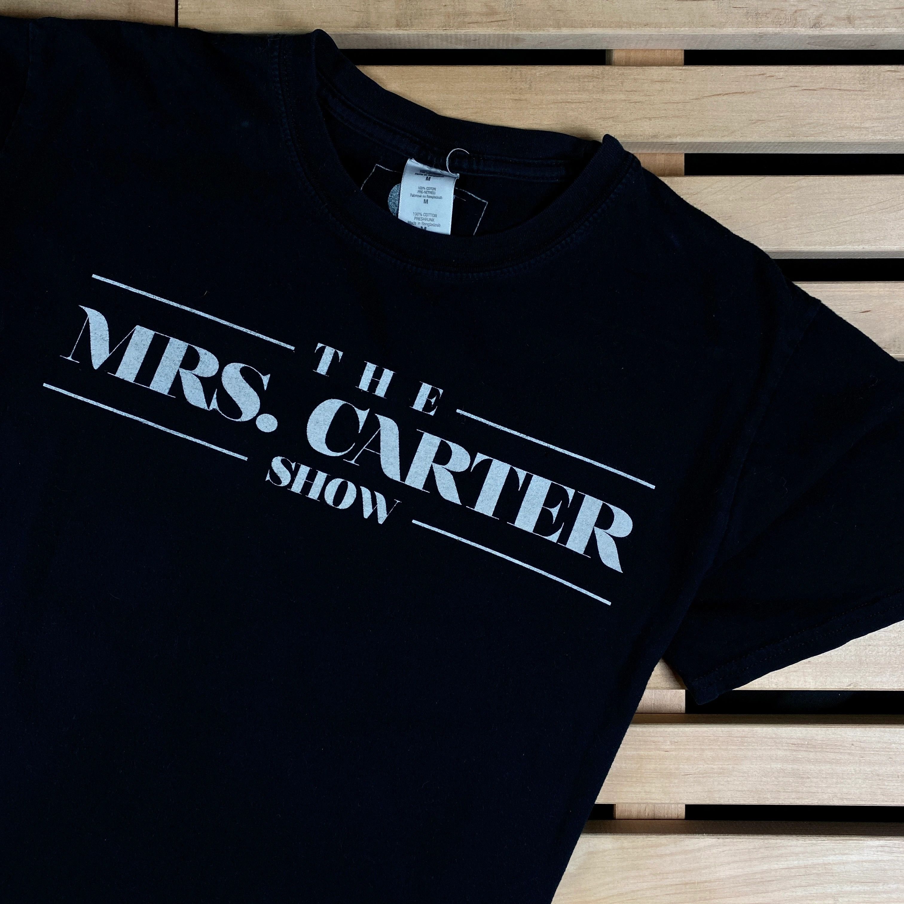 Band Tees × Vintage Mens Vintage T Shirt Beyonce World Tour Size M Size US M / EU 48-50 / 2 - 2 Thumbnail