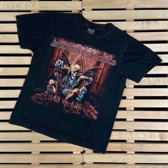 Band Tees × Vintage Mens Vintage T Shirt Avenged Sevenfold Size M Size US M / EU 48-50 / 2 - 1 Thumbnail