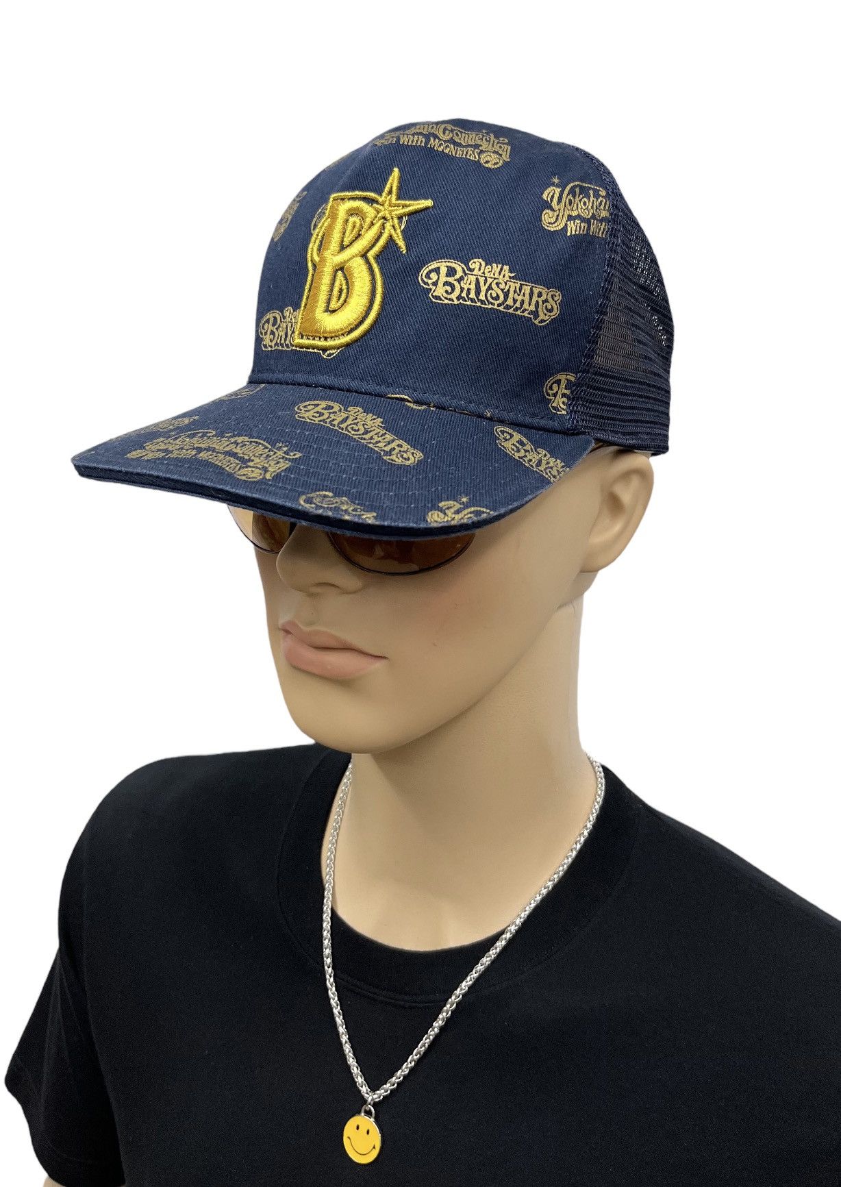 Japanese Brand 🔥RARE🔥 Yokohama DeNA BayStars x MOONEYES Trucker Hat Size ONE SIZE - 1 Thumbnail