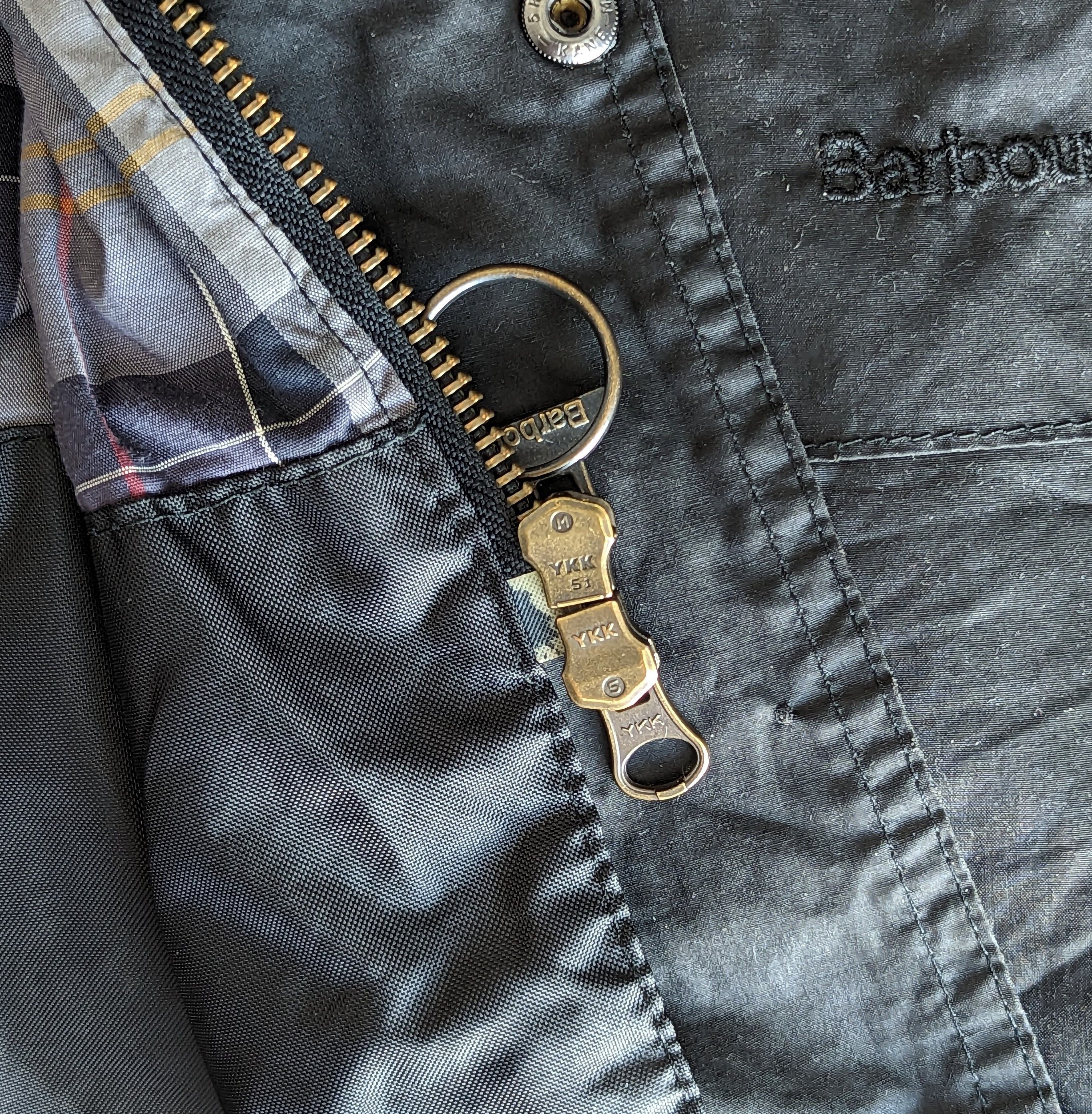 Barbour Barbour A1021 Zip International Wax Jacket L Made In England Size US L / EU 52-54 / 3 - 12 Thumbnail