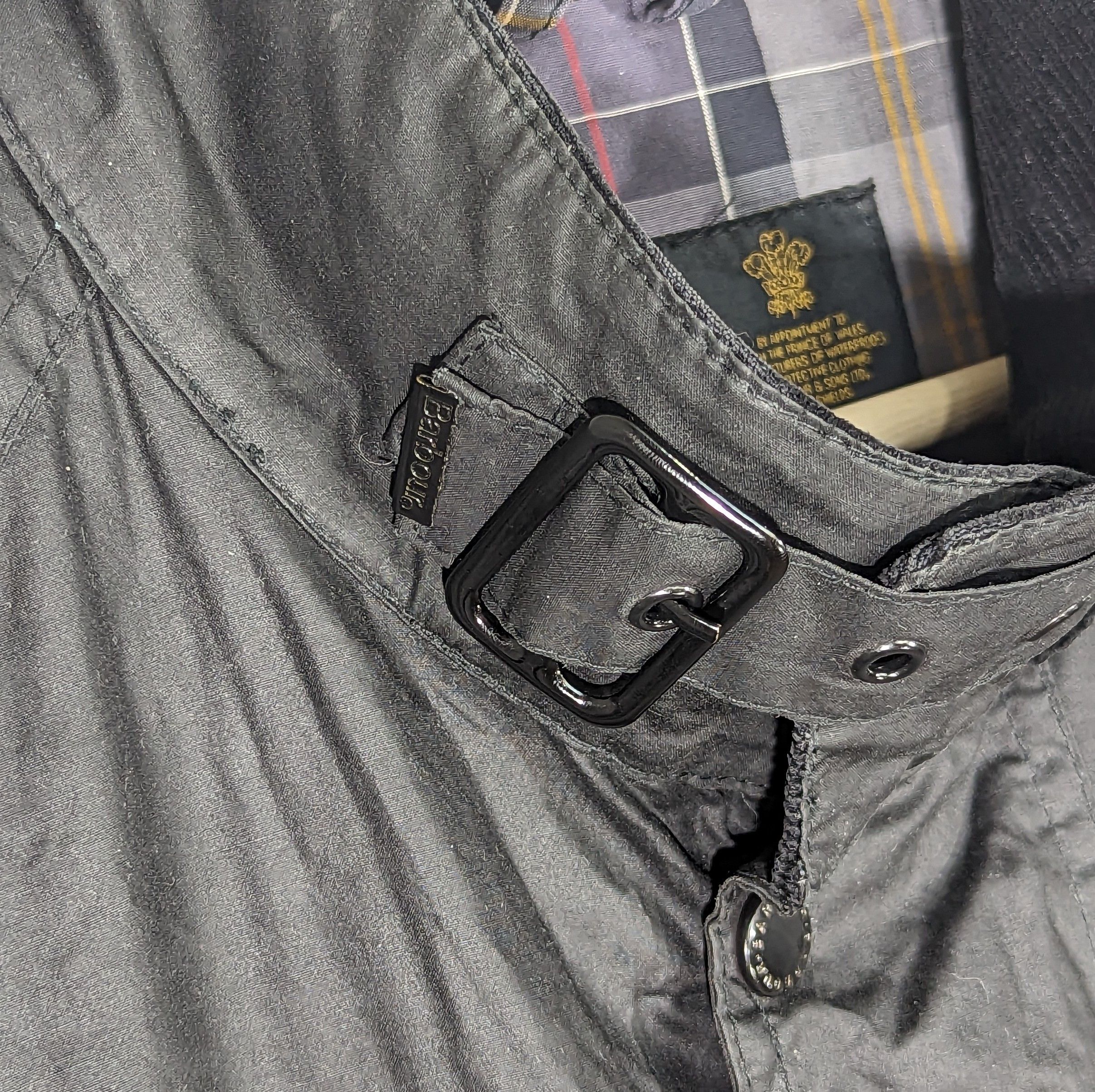 Barbour Barbour A1021 Zip International Wax Jacket L Made In England Size US L / EU 52-54 / 3 - 3 Thumbnail