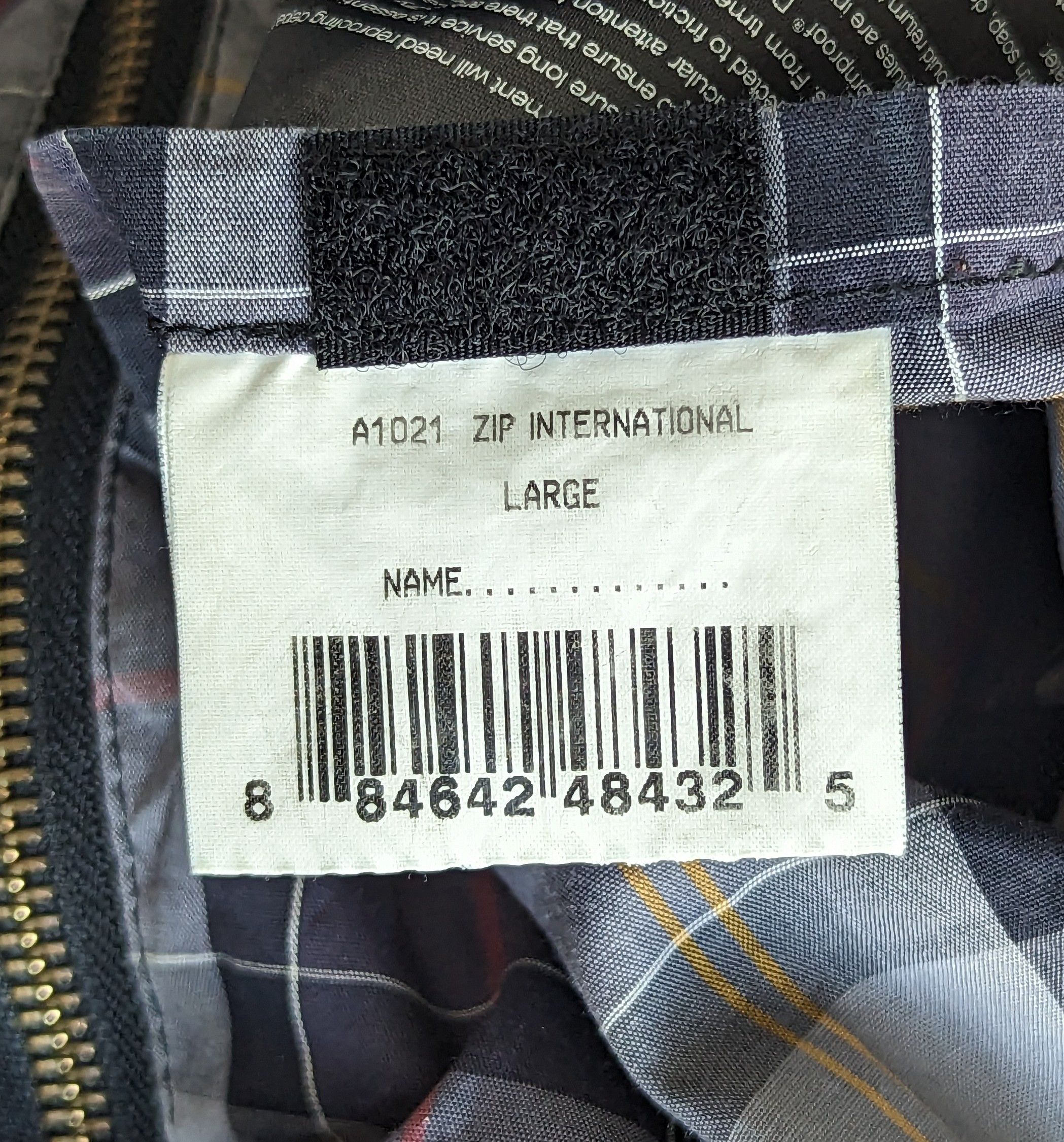 Barbour Barbour A1021 Zip International Wax Jacket L Made In England Size US L / EU 52-54 / 3 - 17 Thumbnail