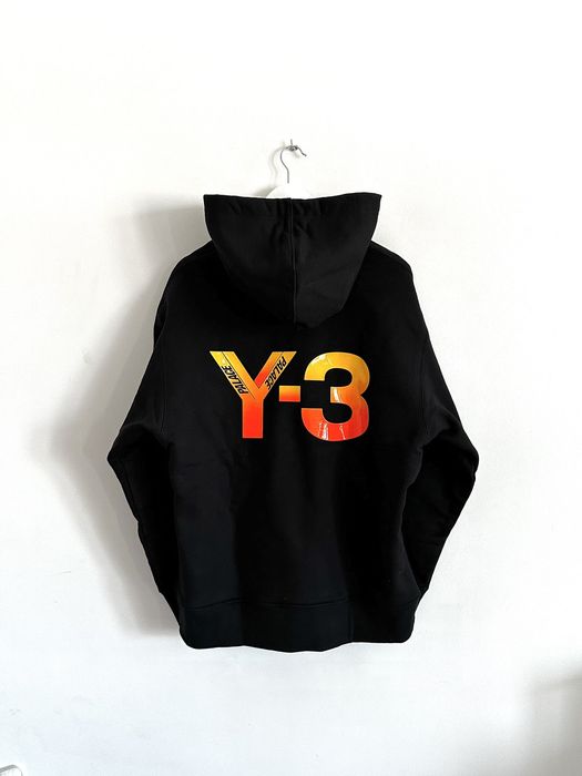 Y-3 Palace Y3 Black Hoodie | Grailed