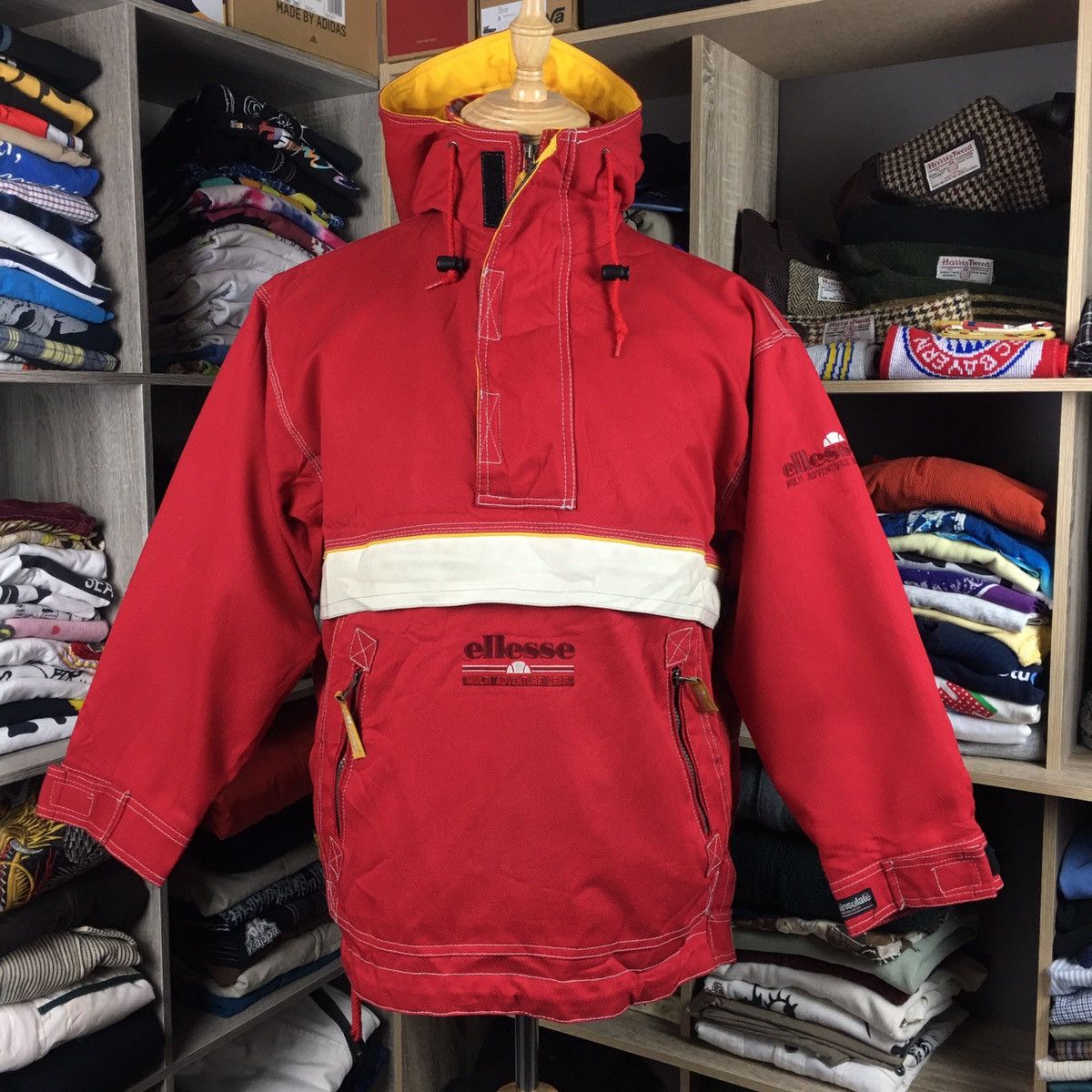 Ellesse × Vintage 💥Vintage Ellesse Multi Adventure Gear Pullover Halfzip Size US S / EU 44-46 / 1 - 1 Thumbnail