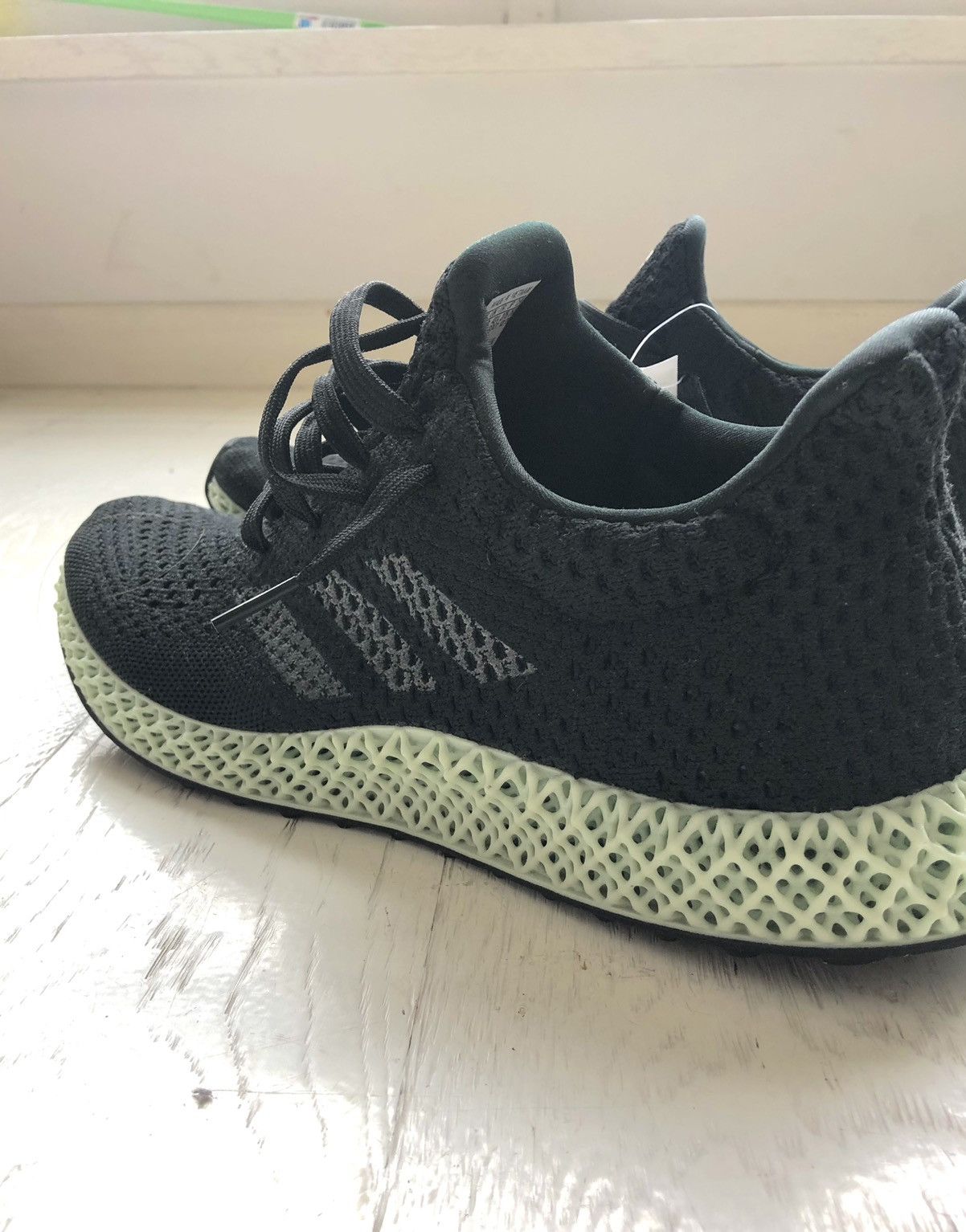 Adidas 4D FUTURECRAFT (Black Linen Green) Size US 9.5 / EU 42-43 - 6 Thumbnail