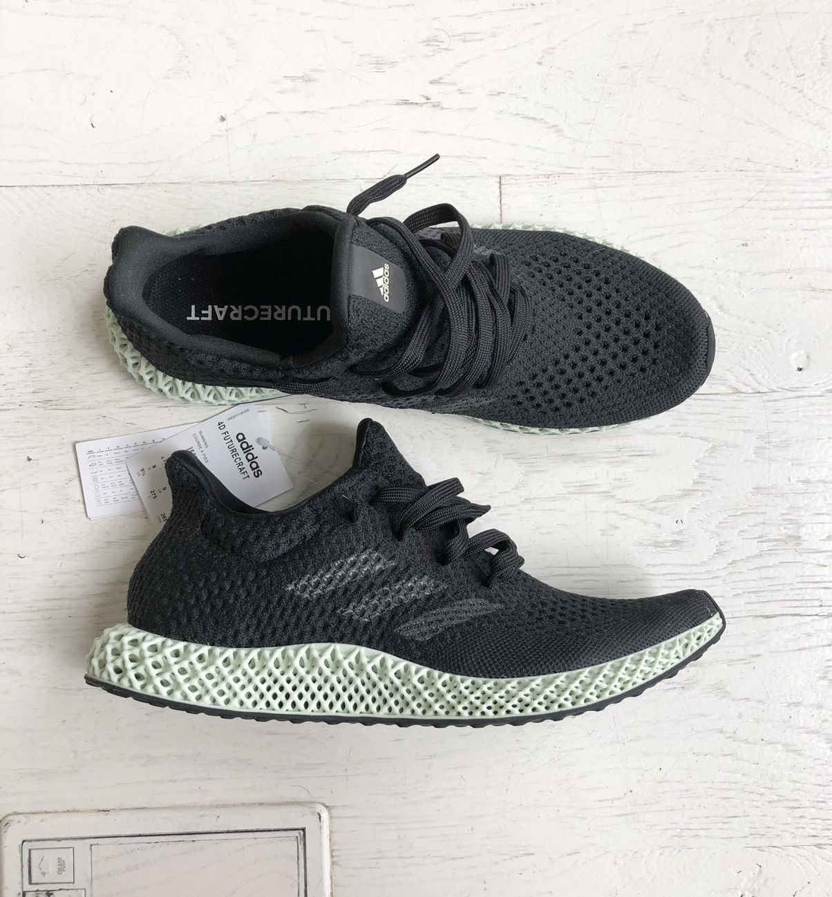 Adidas 4D FUTURECRAFT (Black Linen Green) Size US 9.5 / EU 42-43 - 1 Thumbnail