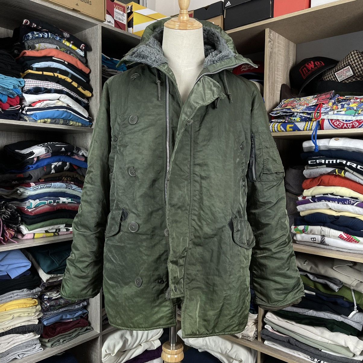 Alpha Industries × Vintage Vintage Alpha Industries Parkas Jacket Size US M / EU 48-50 / 2 - 1 Thumbnail
