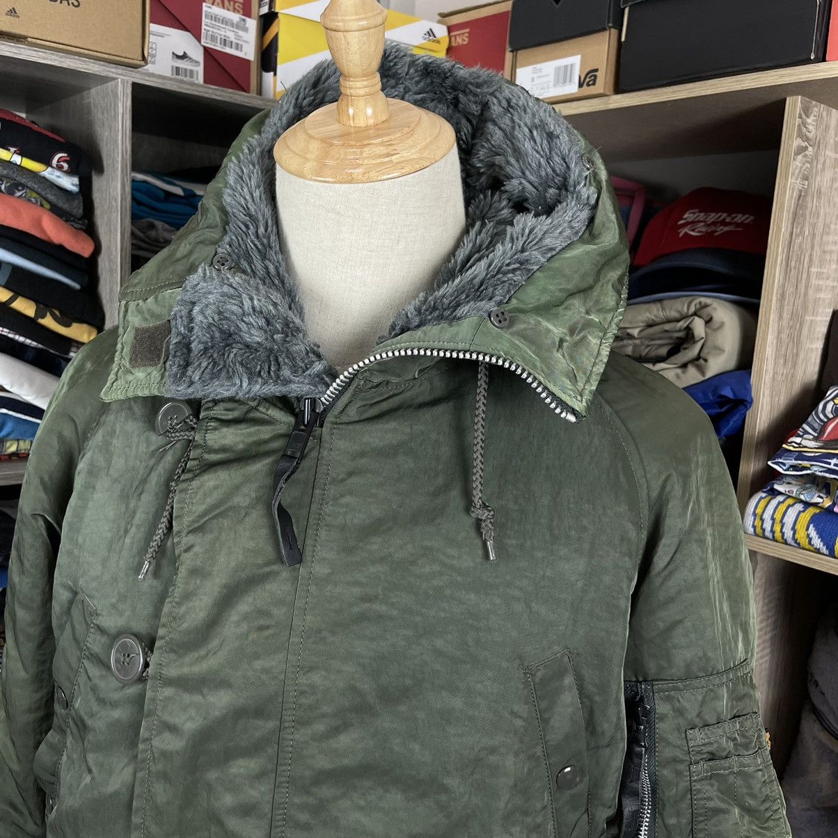 Alpha Industries × Vintage Vintage Alpha Industries Parkas Jacket Size US M / EU 48-50 / 2 - 5 Thumbnail