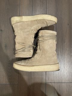 Yeezy Season 2 Crepe Boots Size 40 Mens Made In Spain Beige