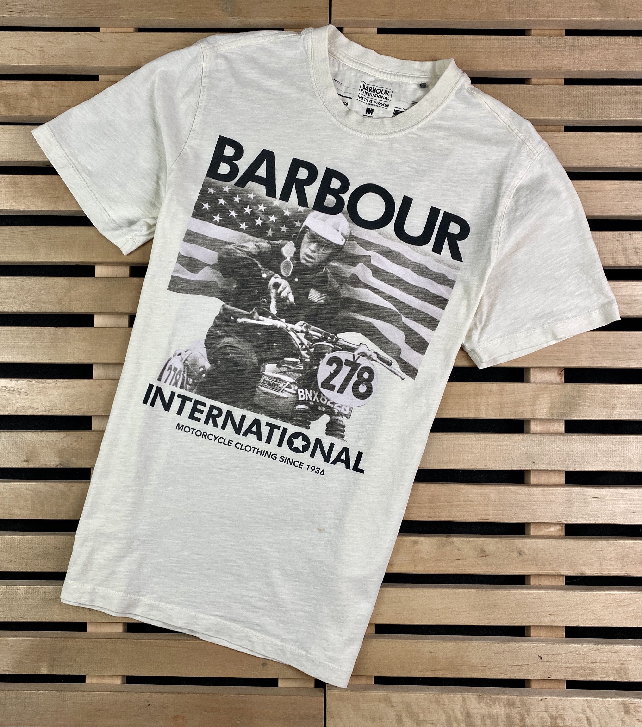 Barbour Mens T-Shirt Barbour International Size M Size US M / EU 48-50 / 2 - 1 Thumbnail