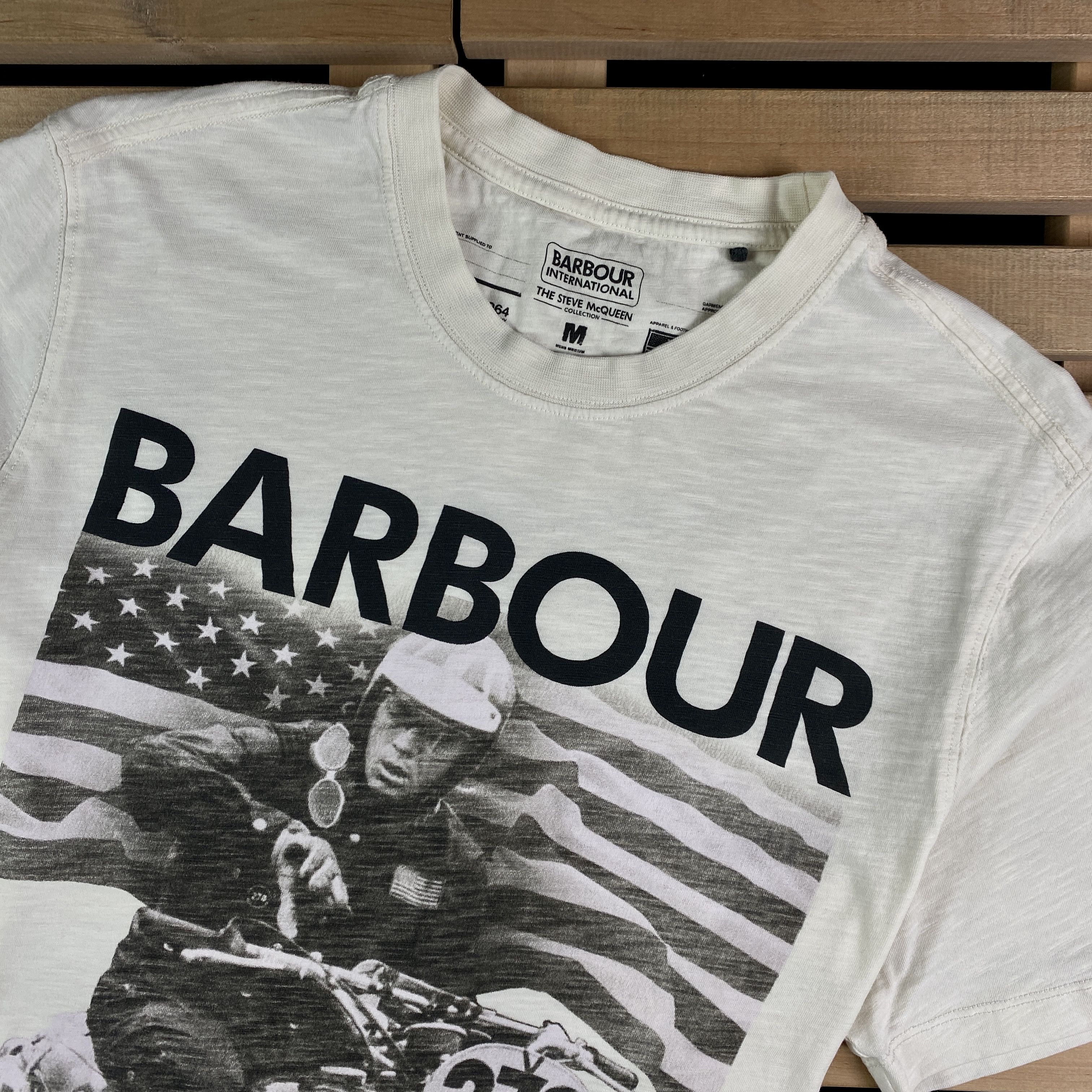 Barbour Mens T-Shirt Barbour International Size M Size US M / EU 48-50 / 2 - 2 Thumbnail