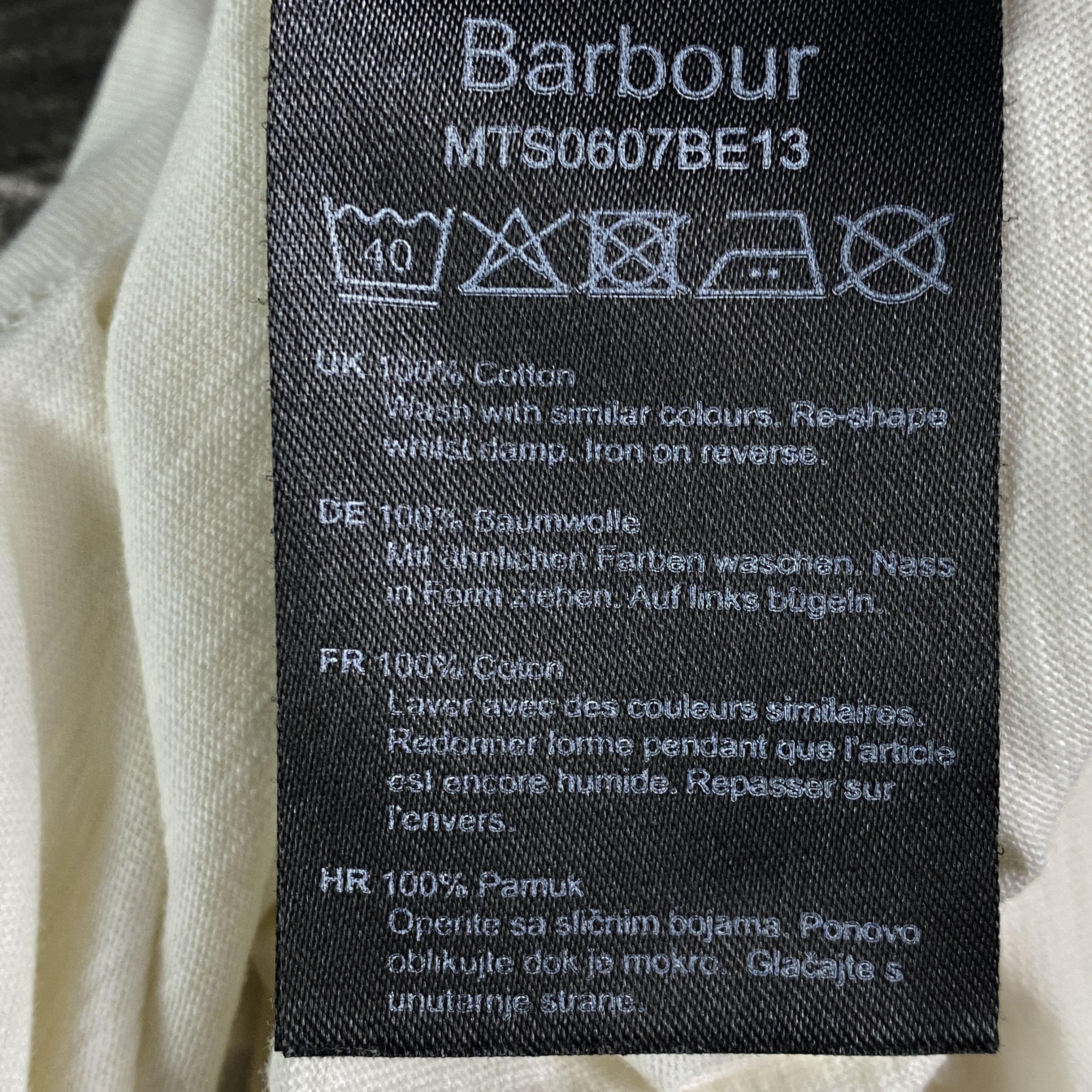 Barbour Mens T-Shirt Barbour International Size M Size US M / EU 48-50 / 2 - 6 Thumbnail