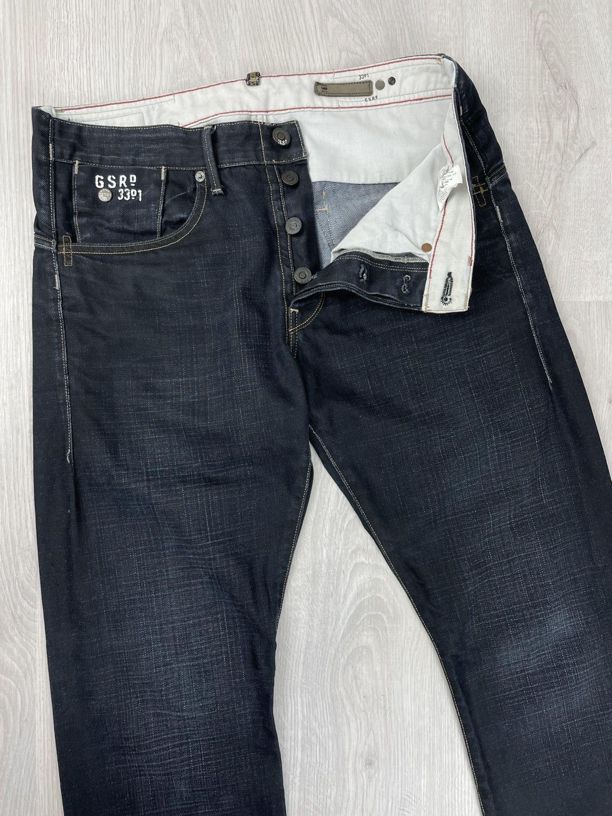 G-Star Vintage G-Star Raw 3301 Denim Jeans Pants Size US 34 / EU 50 - 2 Thumbnail