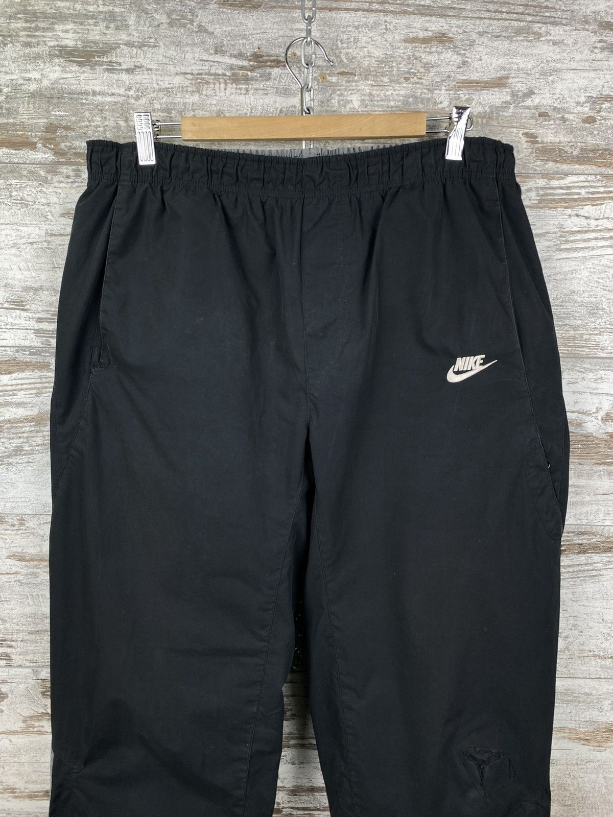 Nike × Vintage Mens Vintage Nike Swoosh Casual pants y2k sweatpants rare Size US 36 / EU 52 - 2 Thumbnail
