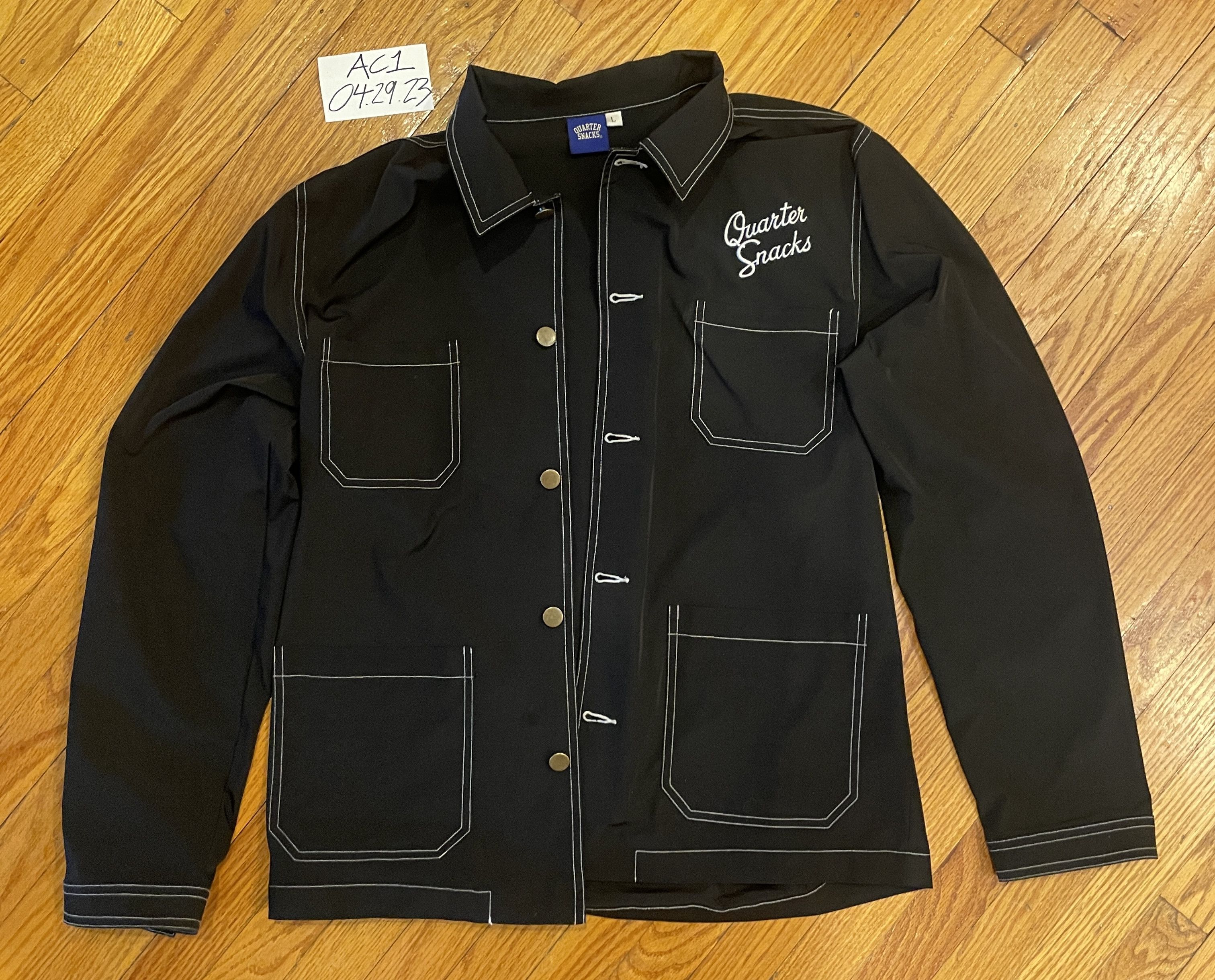 Quartersnacks fleece coach jacket best sale