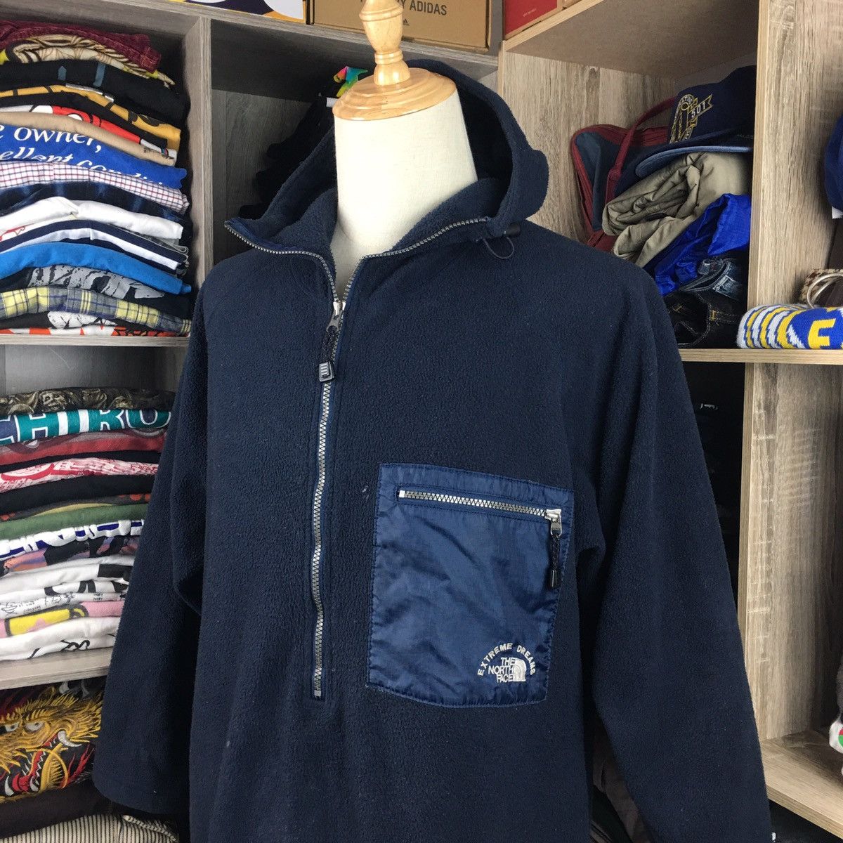 The North Face × Vintage Final Drop💥Vintage The North Face Extreme Dreams Fleece Size US L / EU 52-54 / 3 - 2 Thumbnail