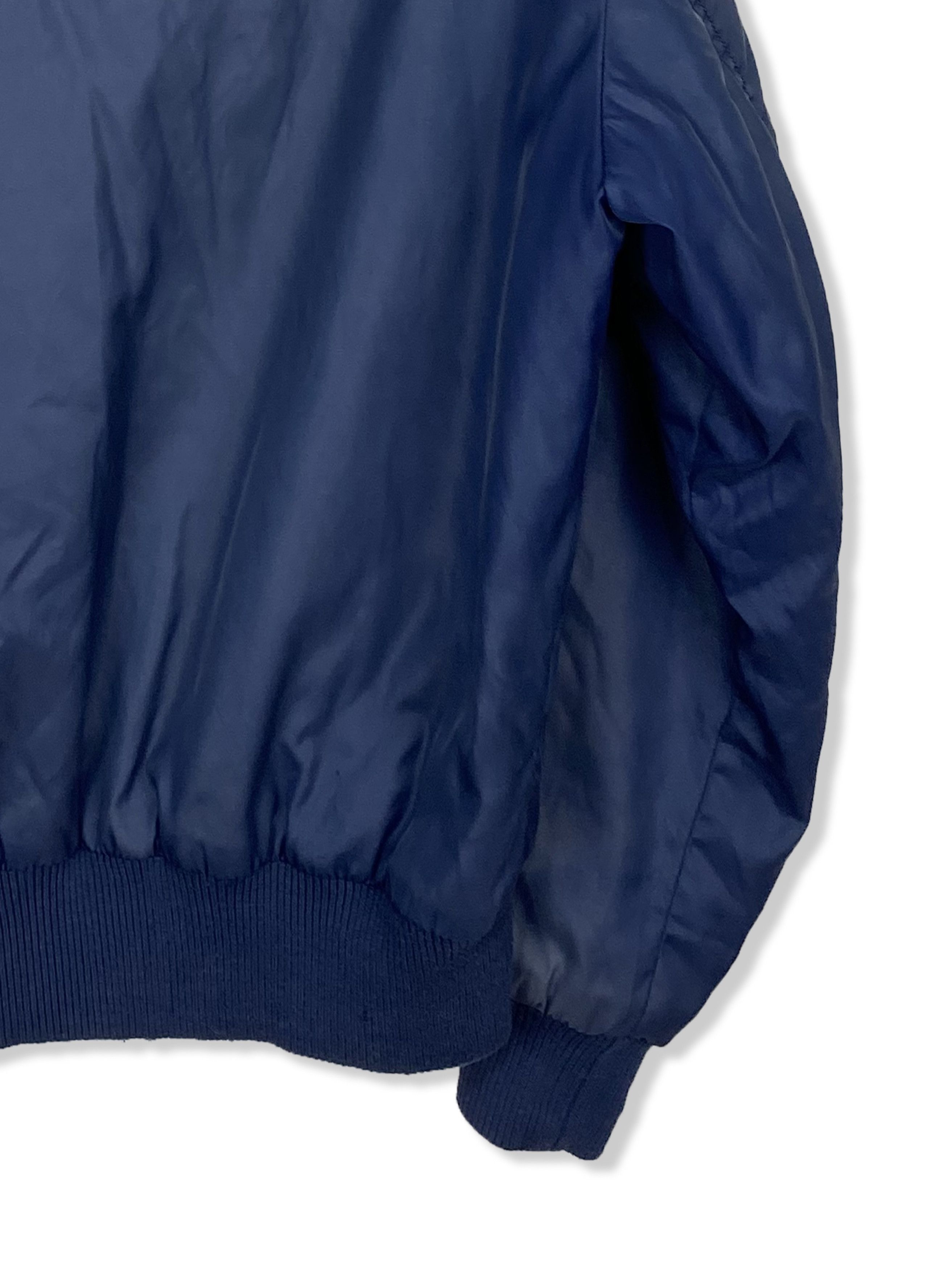 Versace Jeans Couture Vintage VERSACE Navy Faded Bomber Big Logo M377 Size US L / EU 52-54 / 3 - 12 Thumbnail