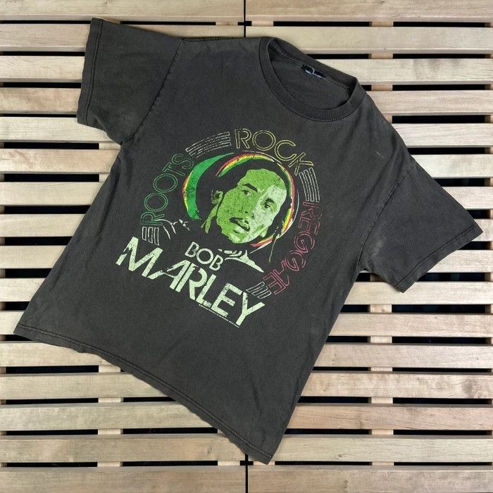 Band Tees × Bob Marley × Vintage Mens Vintage T Shirt Bob Marley 2008 Size M Size US M / EU 48-50 / 2 - 1 Thumbnail