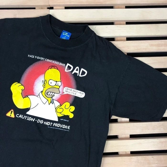 Band Tees × The Simpsons × Vintage Vintage 1998 T Shirt Simpsons Homer Size M Size US M / EU 48-50 / 2 - 2 Thumbnail