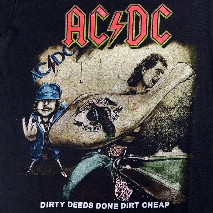 AC/DC × Band Tees × Vintage Mens Vintage T Shirt ACDC AC/DC Size M Size US M / EU 48-50 / 2 - 5 Thumbnail