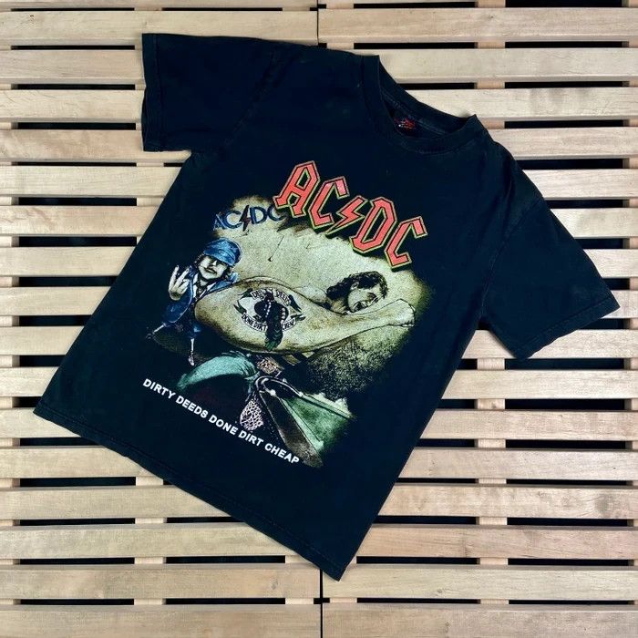 AC/DC × Band Tees × Vintage Mens Vintage T Shirt ACDC AC/DC Size M Size US M / EU 48-50 / 2 - 1 Thumbnail