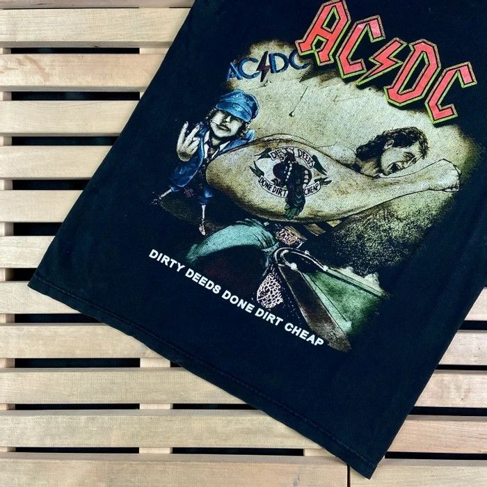 AC/DC × Band Tees × Vintage Mens Vintage T Shirt ACDC AC/DC Size M Size US M / EU 48-50 / 2 - 3 Thumbnail