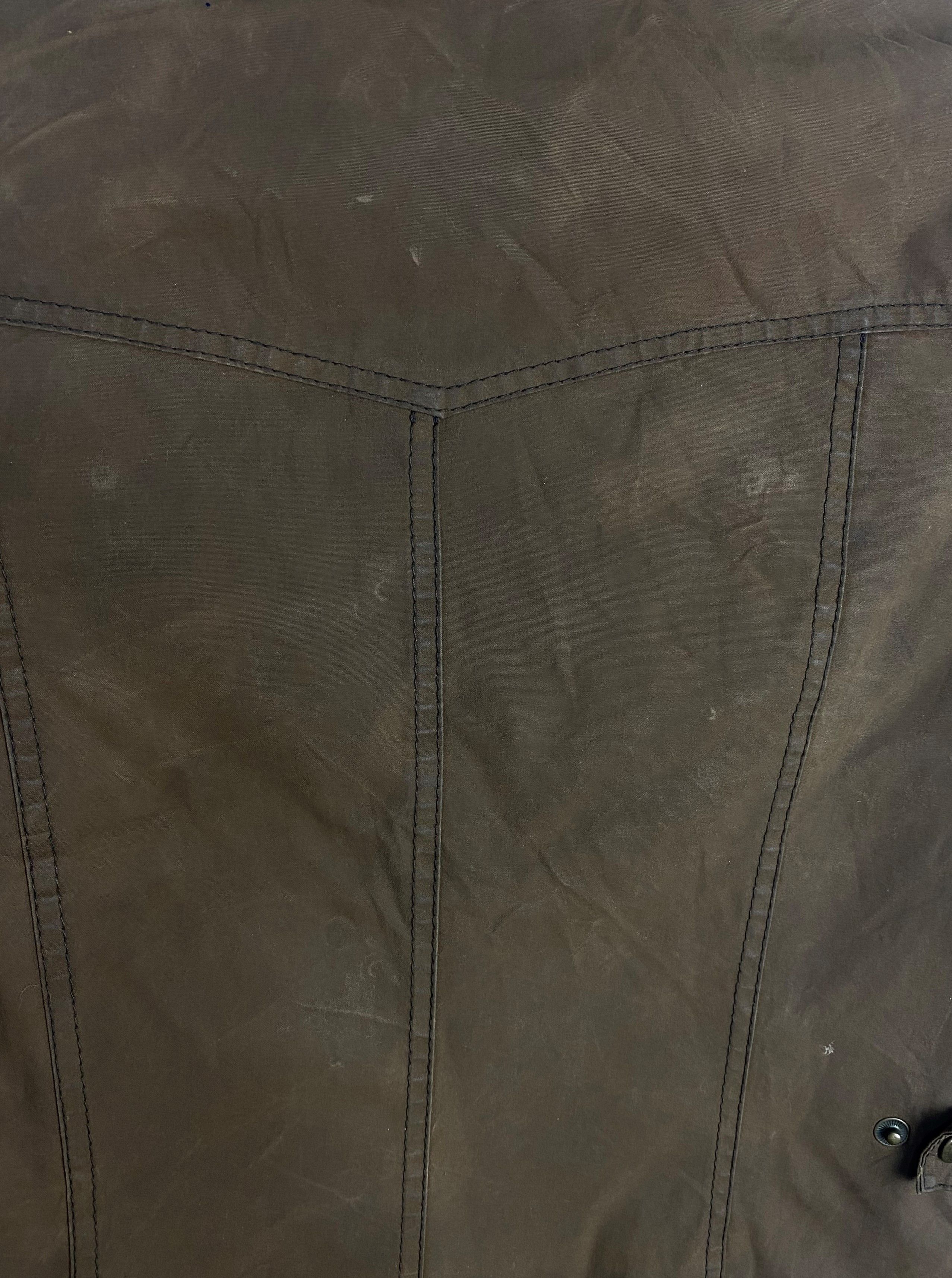 Barbour Vintage BARBOUR Womens Waxed Faded Jacket M399 Size L / US 10 / IT 46 - 15 Thumbnail