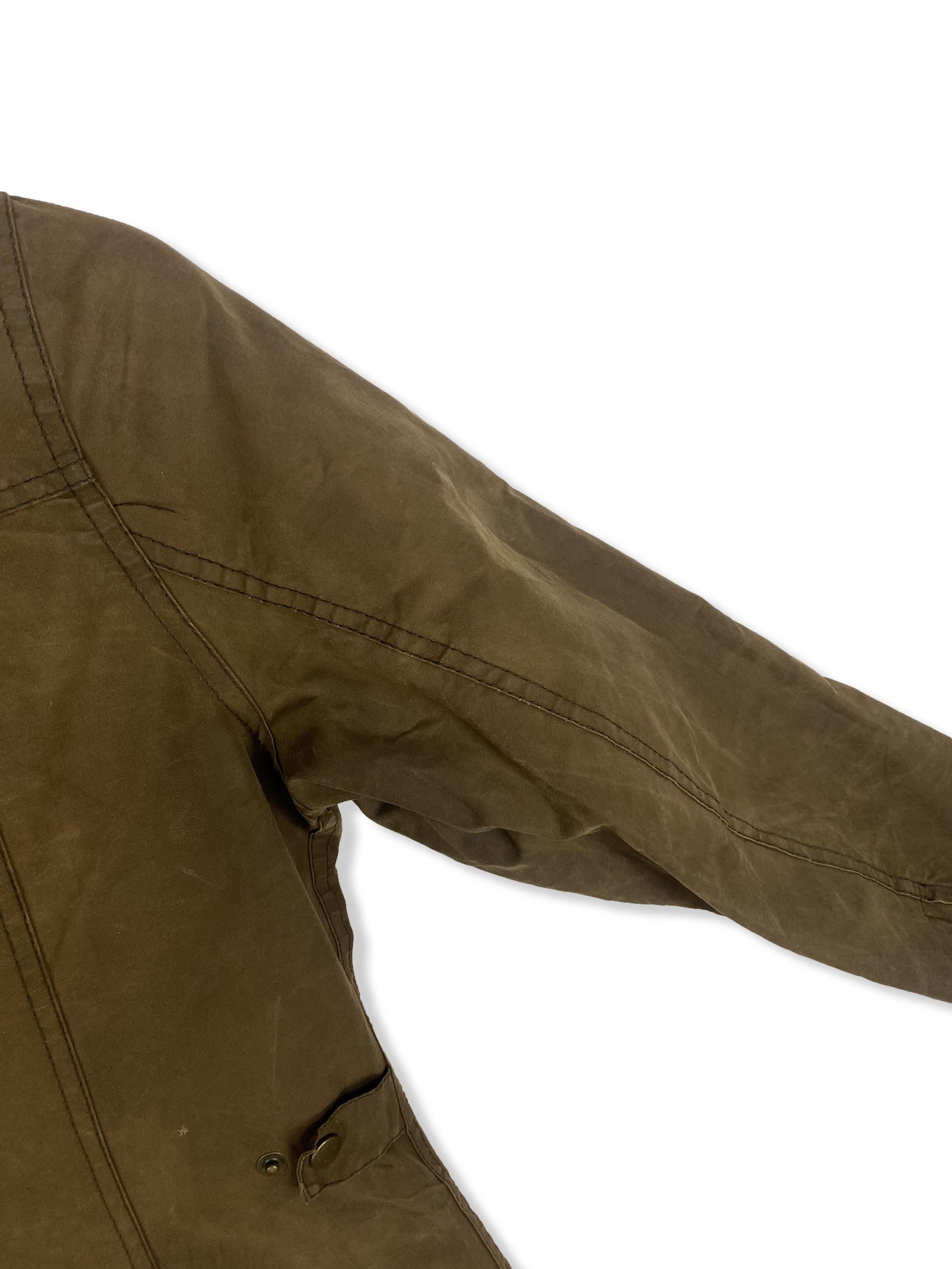 Barbour Vintage BARBOUR Womens Waxed Faded Jacket M399 Size L / US 10 / IT 46 - 19 Thumbnail