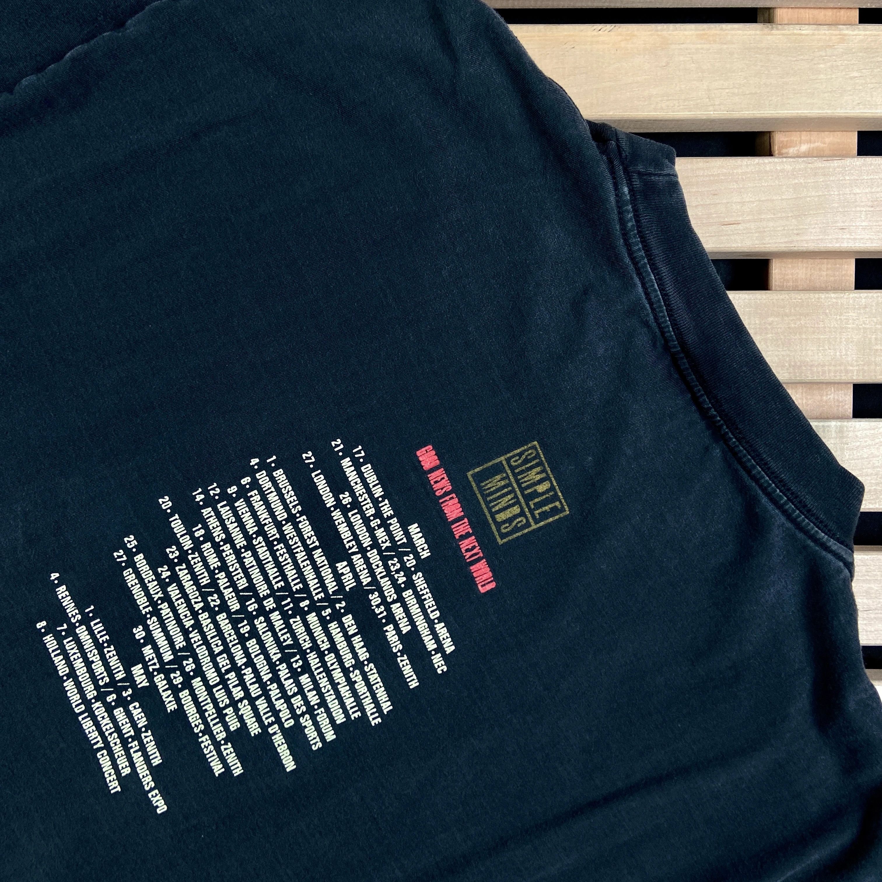 Band Tees × Vintage Mens Vintage T Shirt Simple Minds 1995 Size L Size US L / EU 52-54 / 3 - 7 Thumbnail