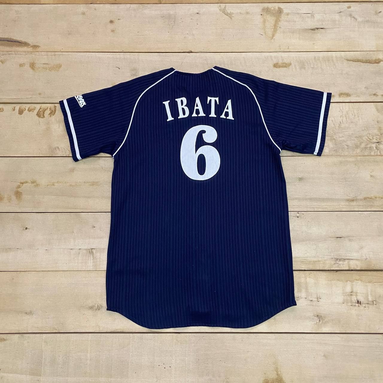 Japanese Brand BASEBALL JERSEY JAPAN DRAGONS IBATA 6. S. B679 Size US S / EU 44-46 / 1 - 5 Thumbnail