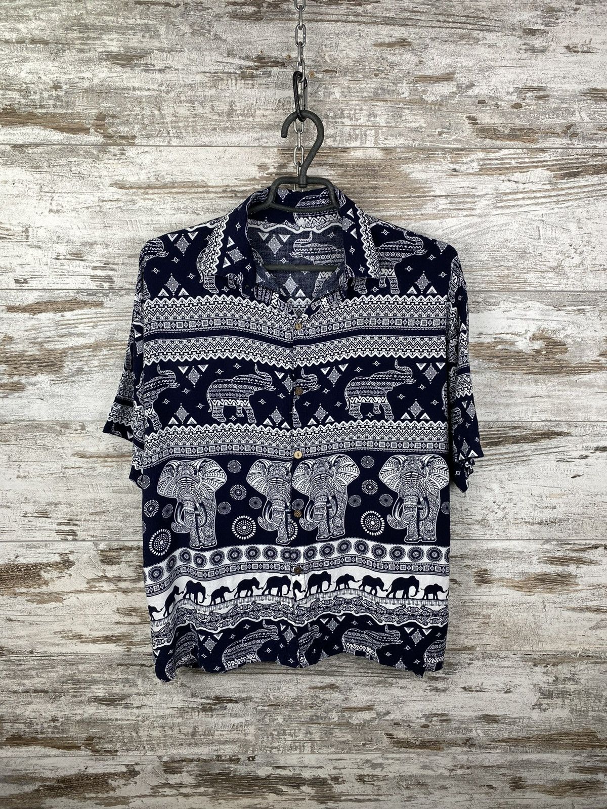 Japanese Brand Mens Crazy Shirts streetwear y2k Japanese brand Size US M / EU 48-50 / 2 - 1 Thumbnail
