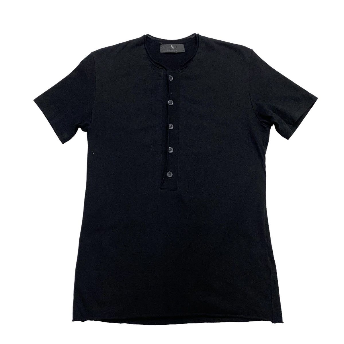 Y's Y's Yohji Yamamoto slim fit Henly shirt Size US M / EU 48-50 / 2 - 5 Thumbnail