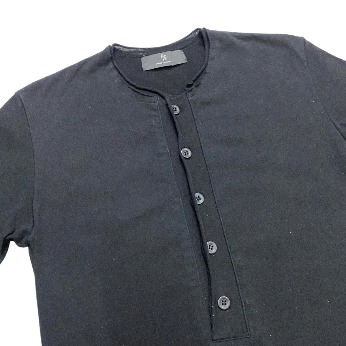 Y's Y's Yohji Yamamoto slim fit Henly shirt Size US M / EU 48-50 / 2 - 7 Thumbnail