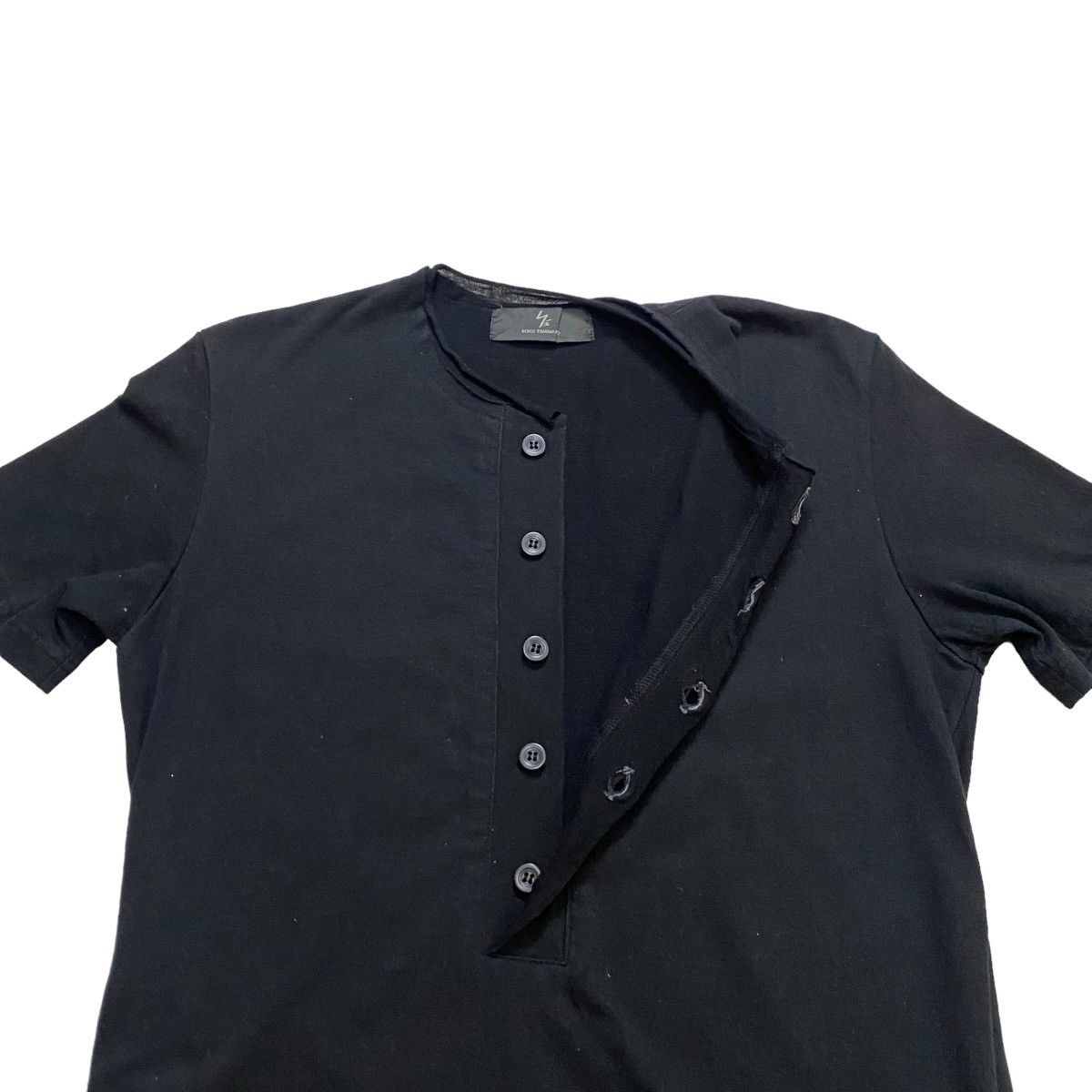 Y's Y's Yohji Yamamoto slim fit Henly shirt Size US M / EU 48-50 / 2 - 8 Thumbnail
