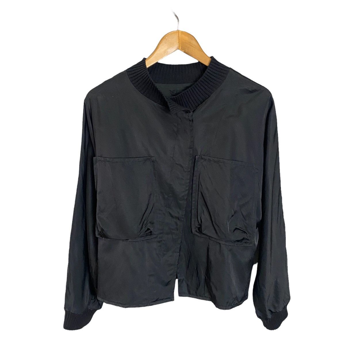 Japanese Brand Y's for living Yohji Yamamoto Cropped Black jacket buttonup Size M / US 6-8 / IT 42-44 - 1 Thumbnail