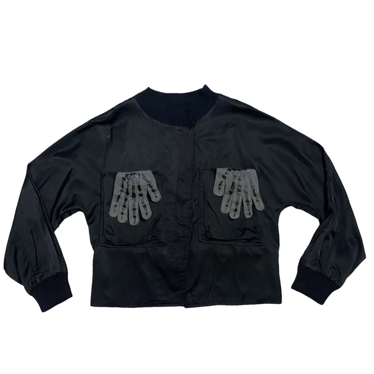 Japanese Brand Y's for living Yohji Yamamoto Cropped Black jacket buttonup Size M / US 6-8 / IT 42-44 - 7 Thumbnail