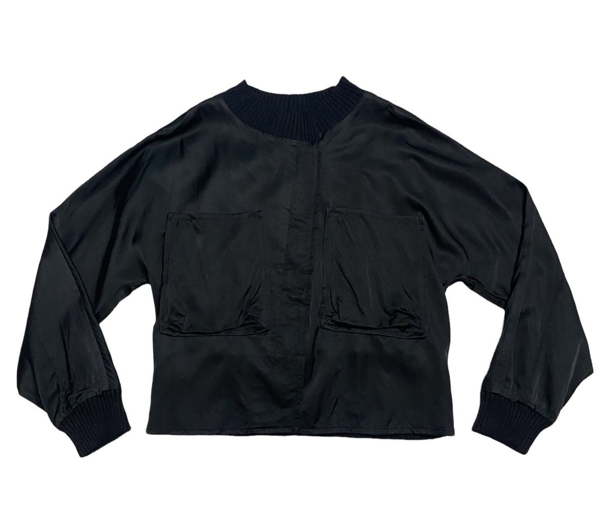 Japanese Brand Y's for living Yohji Yamamoto Cropped Black jacket buttonup Size M / US 6-8 / IT 42-44 - 6 Thumbnail