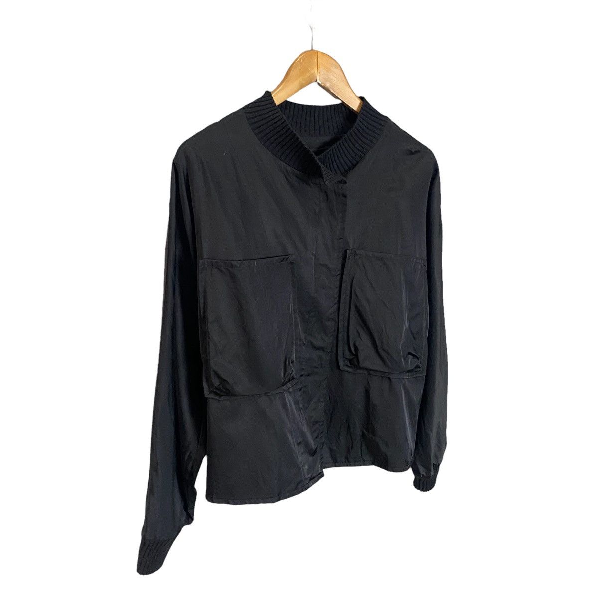 Japanese Brand Y's for living Yohji Yamamoto Cropped Black jacket buttonup Size M / US 6-8 / IT 42-44 - 4 Thumbnail