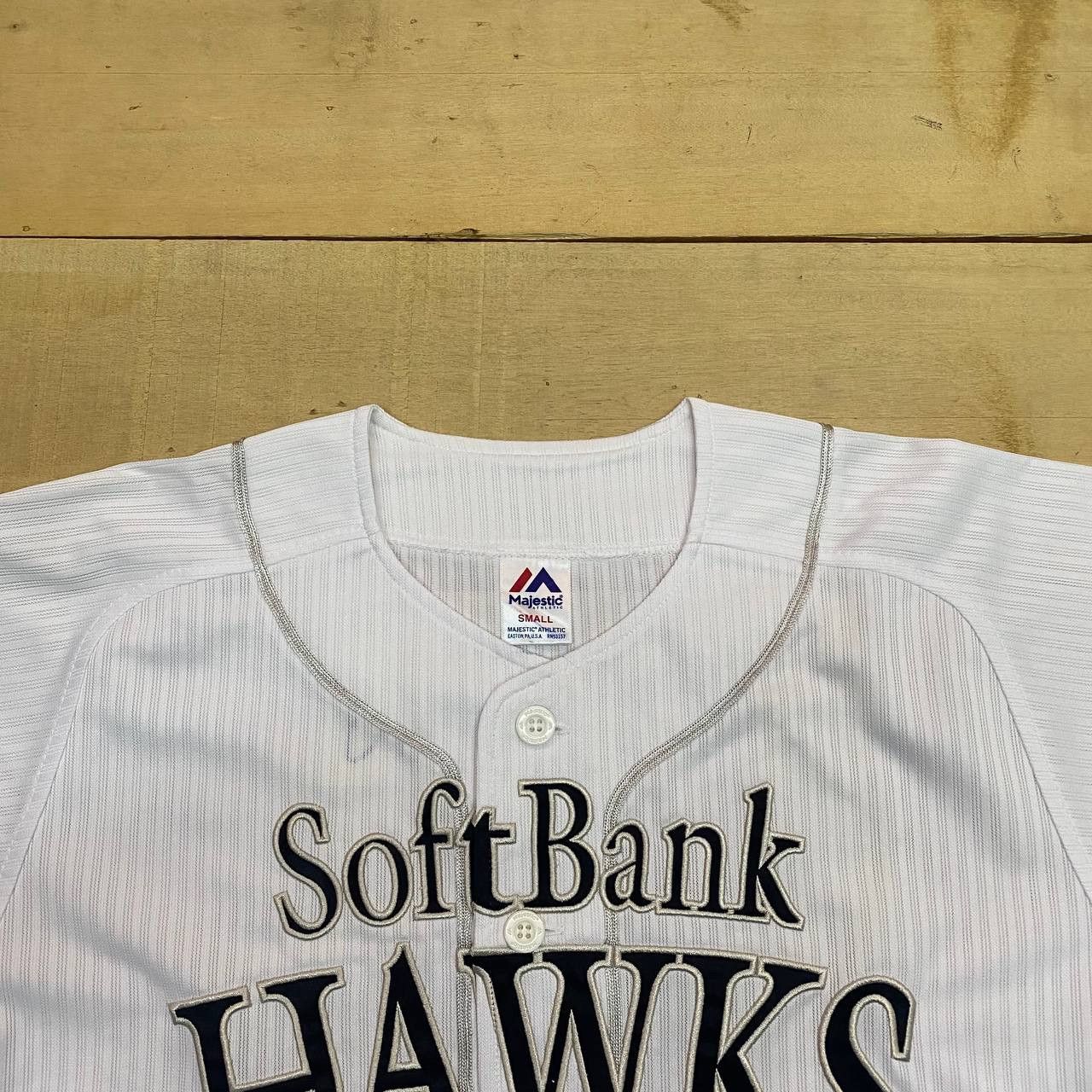 Japanese Brand × Majestic BASEBALL JERSEY SOFTBANK HAWKS S B658 Size US S / EU 44-46 / 1 - 3 Thumbnail