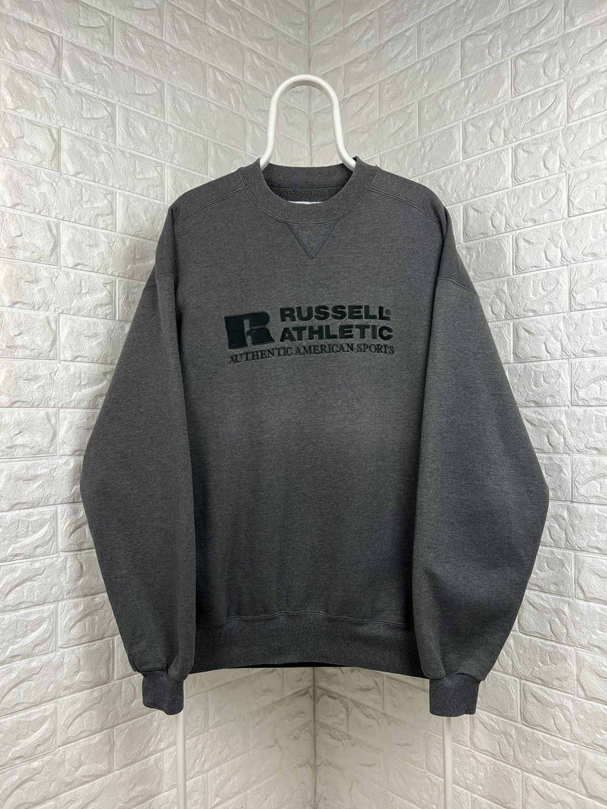 Russell Athletic × Vintage Vintage 90s Russell Athletic Crewneck Size US XL / EU 56 / 4 - 1 Thumbnail