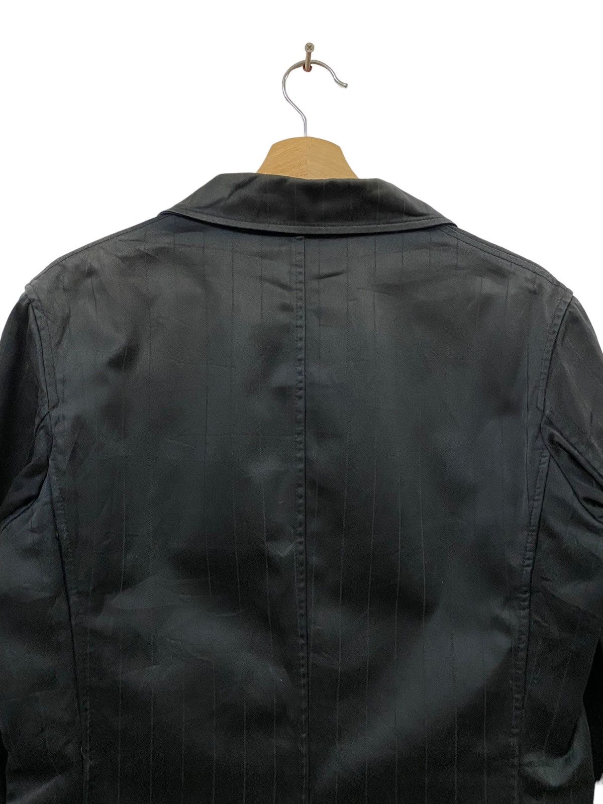 GOA Vtg🔥Ppfm Cyberpunk Stand Collar Cotton Striped Balck Jacket Size US M / EU 48-50 / 2 - 13 Thumbnail