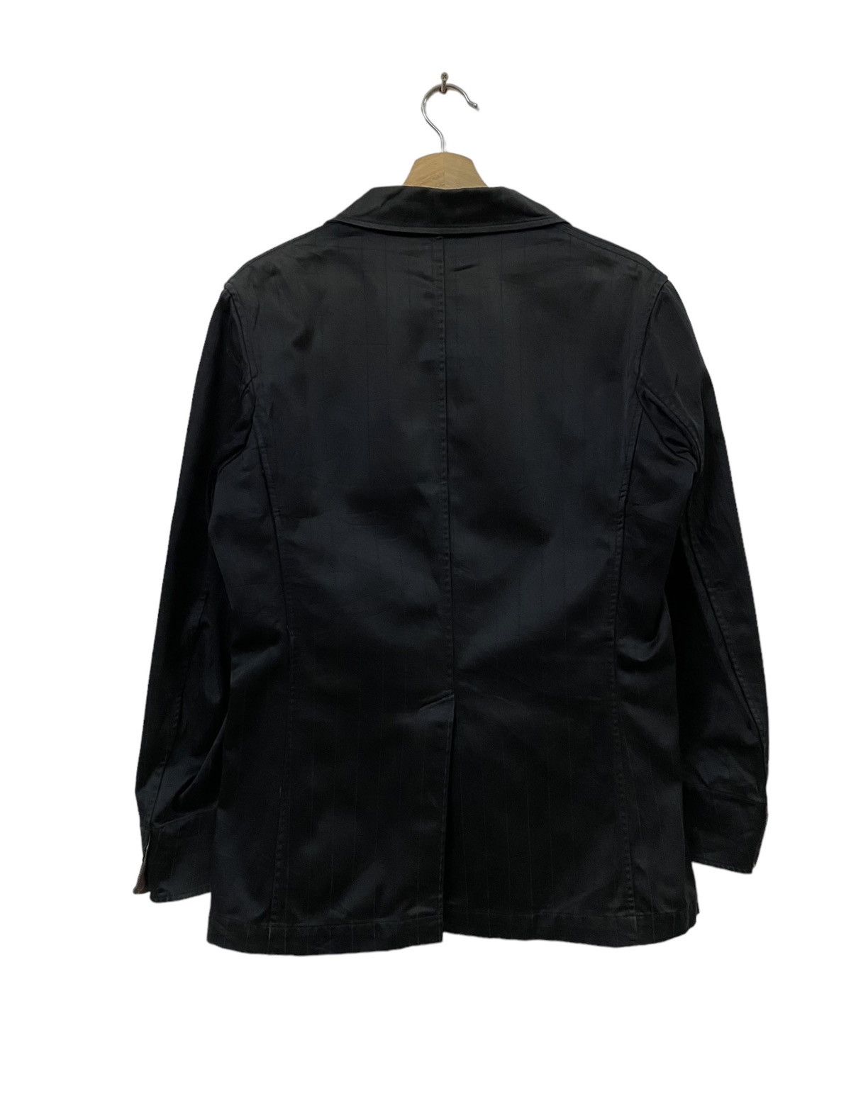 GOA Vtg🔥Ppfm Cyberpunk Stand Collar Cotton Striped Balck Jacket Size US M / EU 48-50 / 2 - 12 Thumbnail