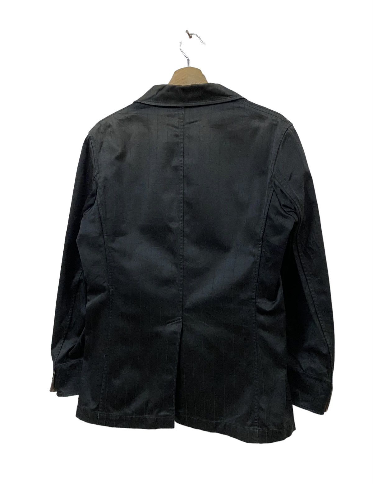 GOA Vtg🔥Ppfm Cyberpunk Stand Collar Cotton Striped Balck Jacket Size US M / EU 48-50 / 2 - 16 Thumbnail