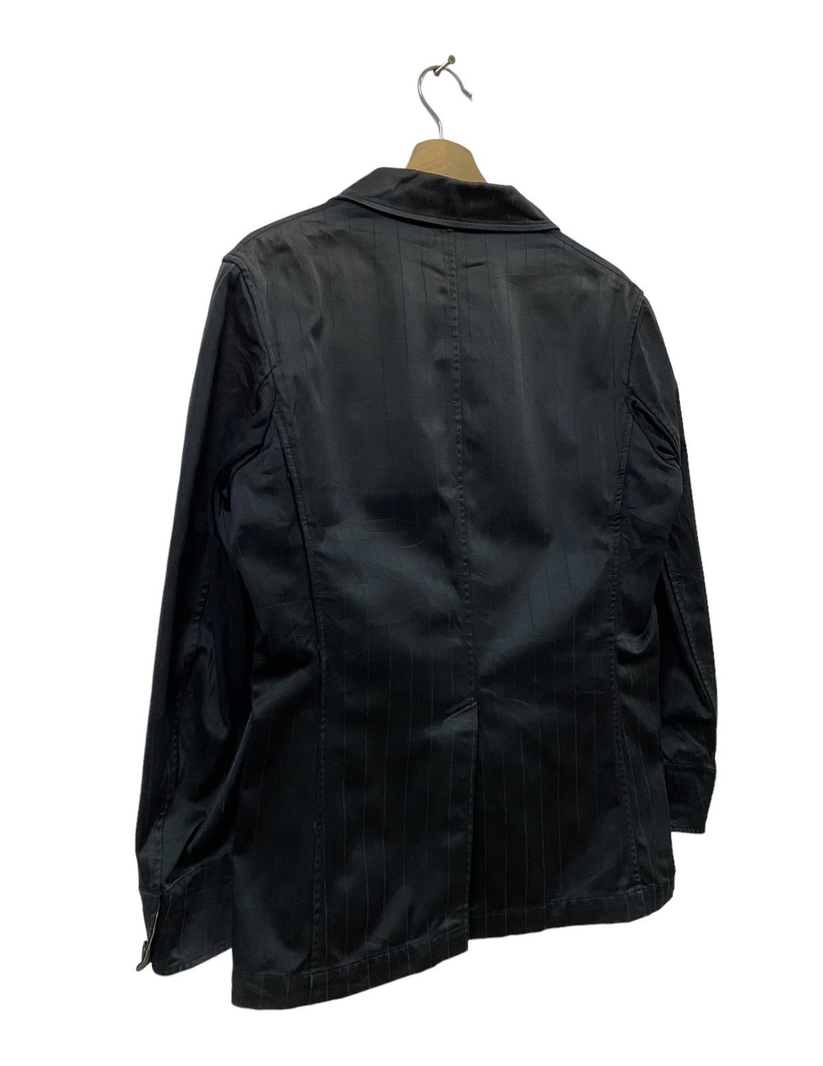 GOA Vtg🔥Ppfm Cyberpunk Stand Collar Cotton Striped Balck Jacket Size US M / EU 48-50 / 2 - 15 Thumbnail