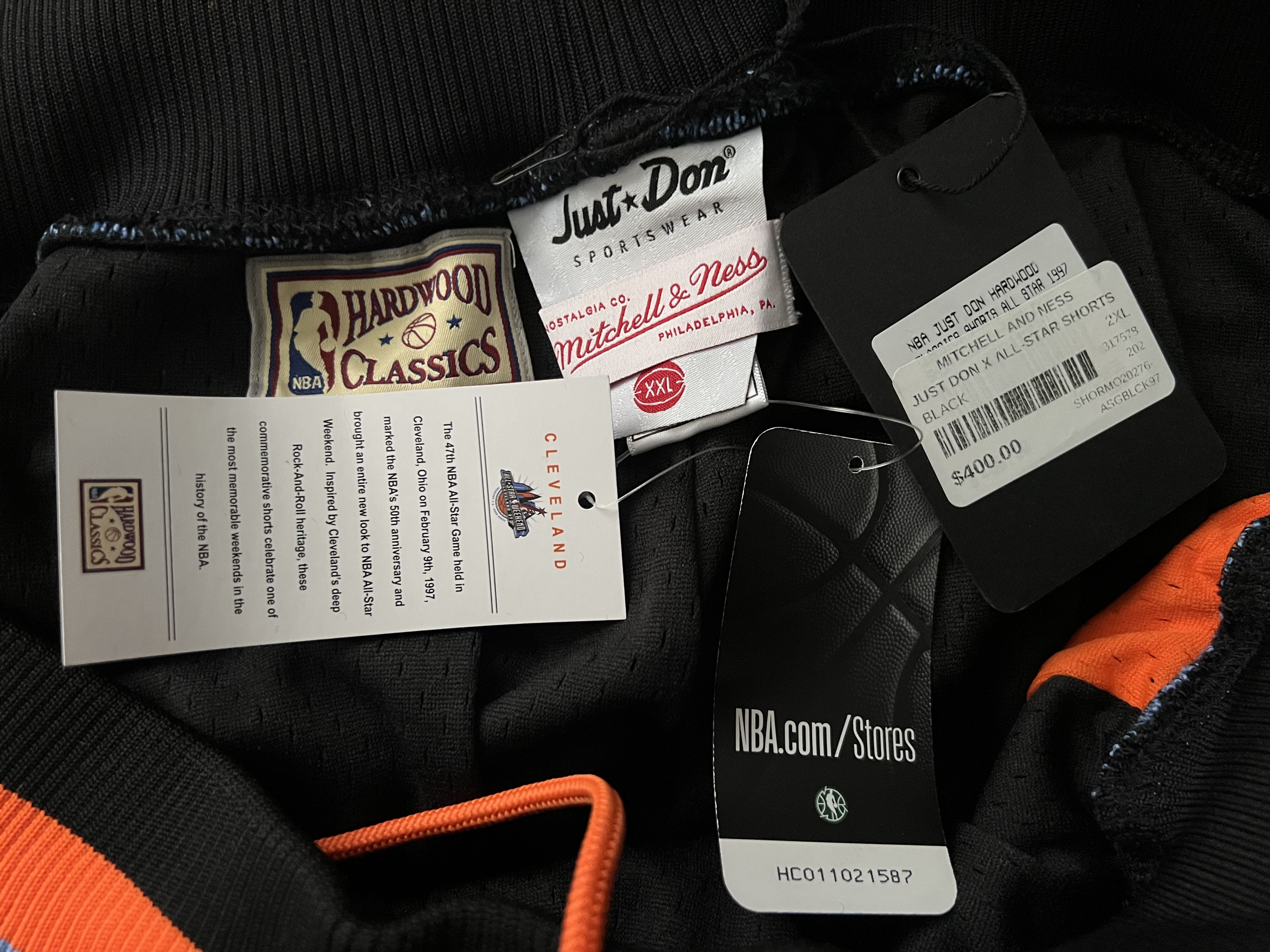 Just Don × Mitchell & Ness NBA All Star Just Don x Mitchell & Ness Shorts 2XL Size US 38 / EU 54 - 10 Thumbnail