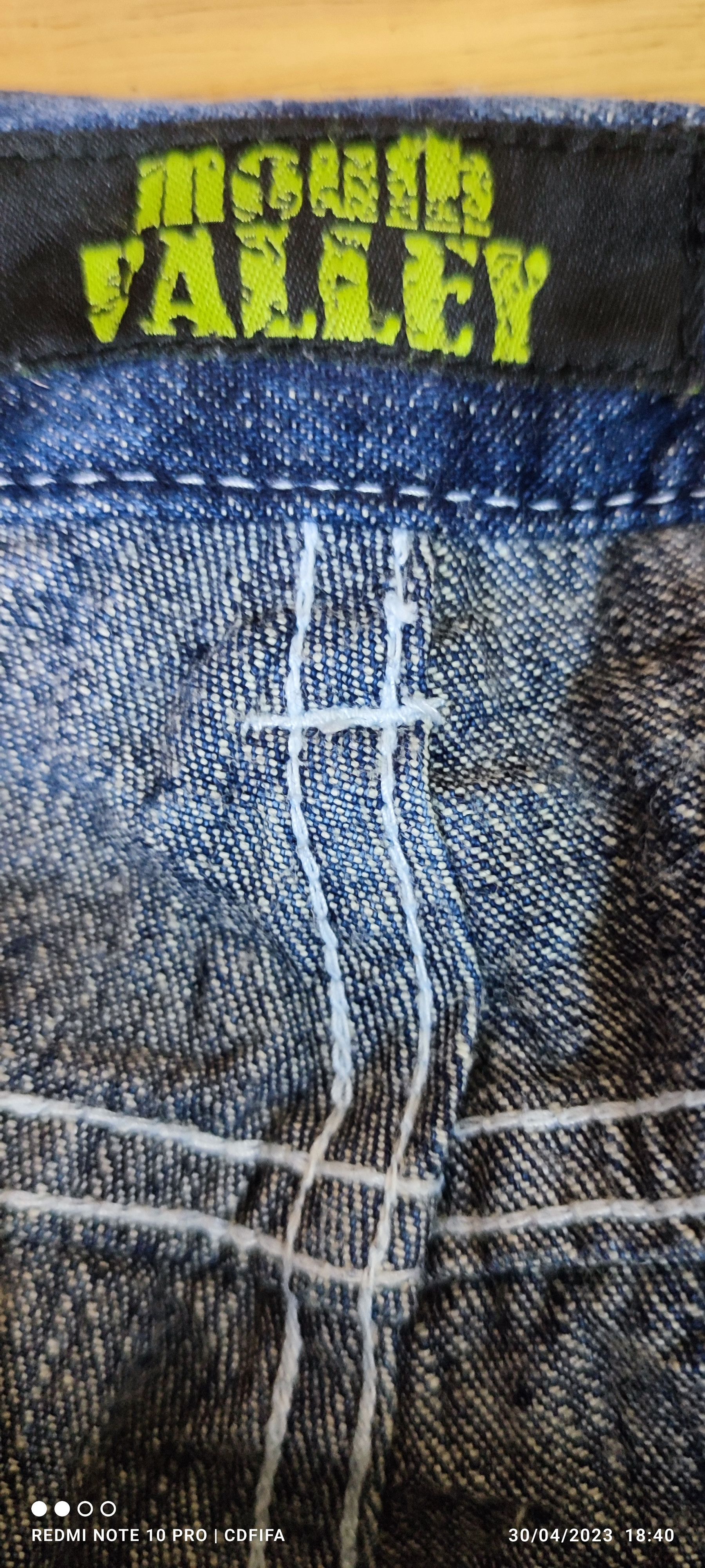 Japanese Brand Mouth Valley Distressed Overall Jeans Size 30" / US 8 / IT 44 - 5 Thumbnail