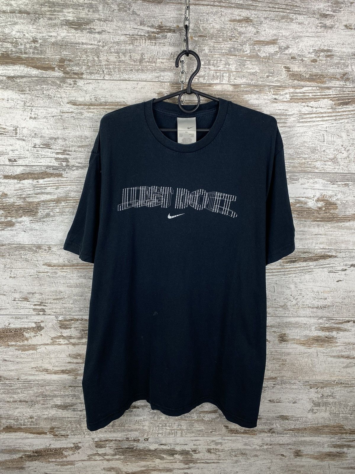 Nike Mens Vintage Nike swoosh T Shirt big logo y2k streetwear Size US XL / EU 56 / 4 - 2 Thumbnail