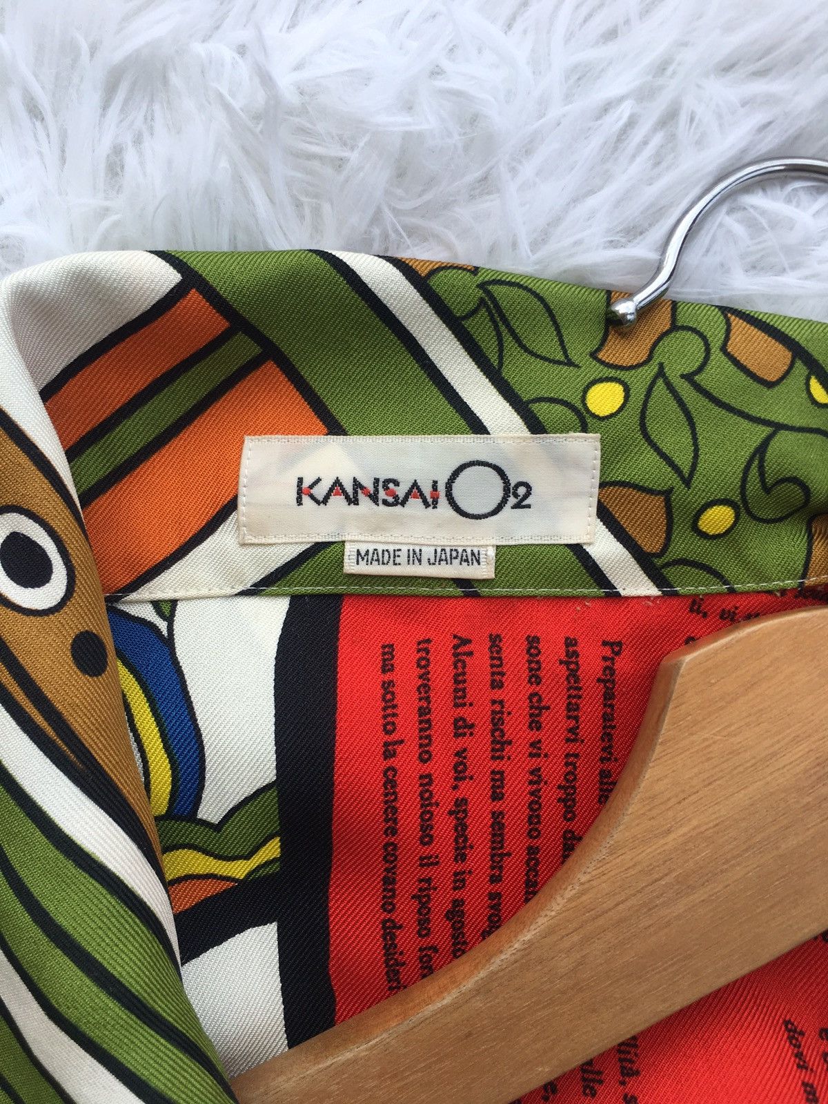 Kansai Yamamoto Rare Vintage Kansai Yamamoto 90’s Button Shirt Size US L / EU 52-54 / 3 - 5 Thumbnail