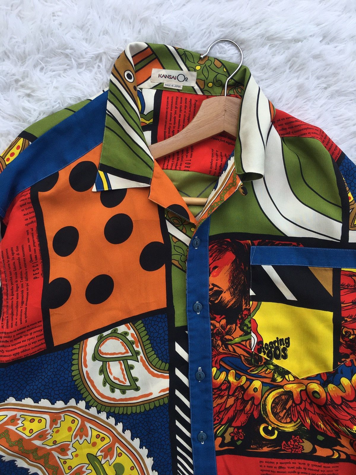 Kansai Yamamoto Rare Vintage Kansai Yamamoto 90’s Button Shirt Size US L / EU 52-54 / 3 - 4 Thumbnail