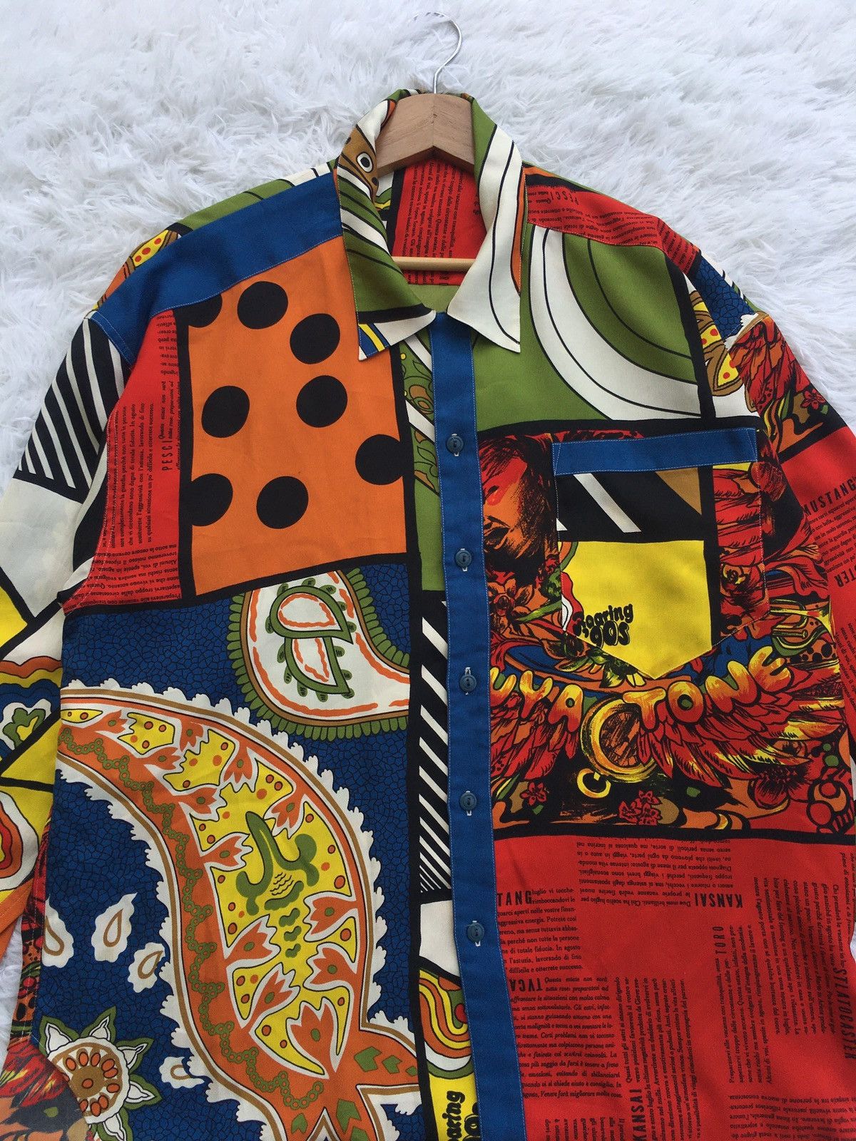 Kansai Yamamoto Rare Vintage Kansai Yamamoto 90’s Button Shirt Size US L / EU 52-54 / 3 - 3 Thumbnail
